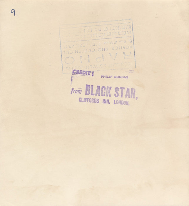 Photographie Dragon sculpture tirage argentique époque v. 1960 Philip Boucas