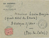 Léo LARGUIER 5 lettres autographes signées 1 carte Vignaud Durègne Bauzin