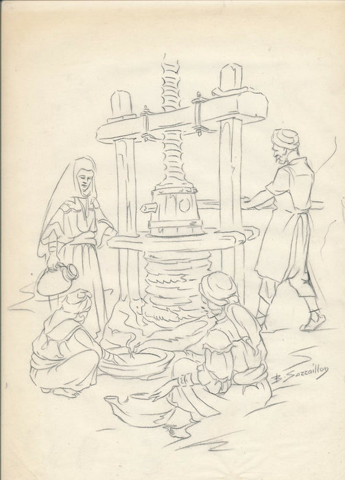 ALGÉRIE L'AURÈS BENJAMIN SARRAILLON Voyage à Rouffi photos négatifs dessins