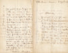 Famille WARESQUIEL lettre autographe de jeunesse signée "M." Cannes 1868