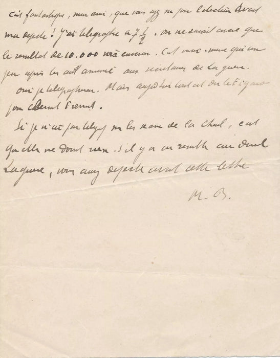 Maurice Barrès 6 lettres autographes 1 lettre signée Allemagne poste La Ramée