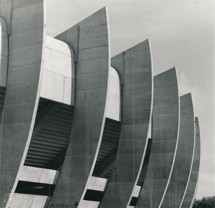 Stade Parc des Princes 1971-1972 architecture 2 photo photographie sport
