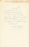 art Charles Réal (1898-1979), peintre bordeaux 2 lettres autographes signées 