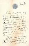 Henri MEILHAC théâtre opéra  2 lettres autographe signées à Edouard DETAILLE