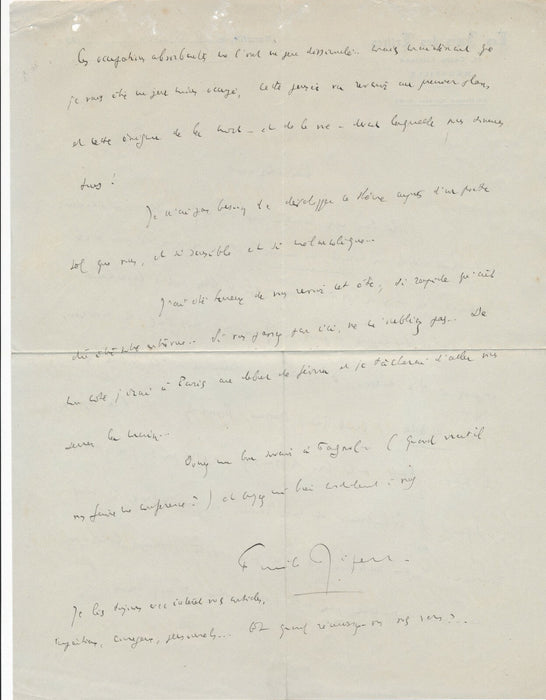 Émile RIPERT Marseille 4 belles lettres autographes signées Felibre Pagnol