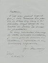Igor STRAVINSKY lettre autographe signée à cantatrice Vera Nimidoff