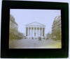 Paris la Madeleine église Positif sur plaque de verre 1902 photographie