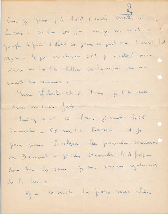 Reda CAIRE rare correspondance de 15 lettres autographes signées musique chanson