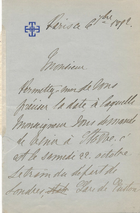 Droit justice politique 35 lettres autographes Henry du Buit Fourcade magistrats