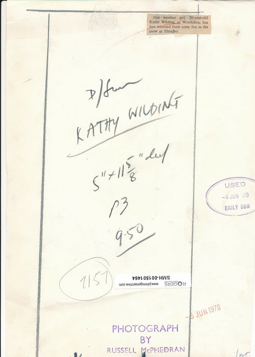 Kathy WILDING mode fashion 2 photos photographie maillot de bain