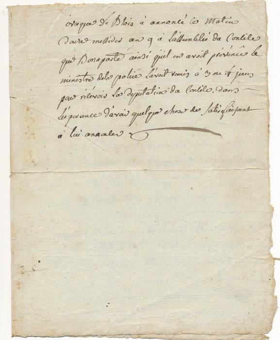 Duchesne Lanjuinais vicaire lettre concordat Bonaparte Renne autographe religion
