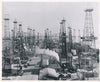 Puits de pétrole Californie vers 1930-40 photo photographie époque