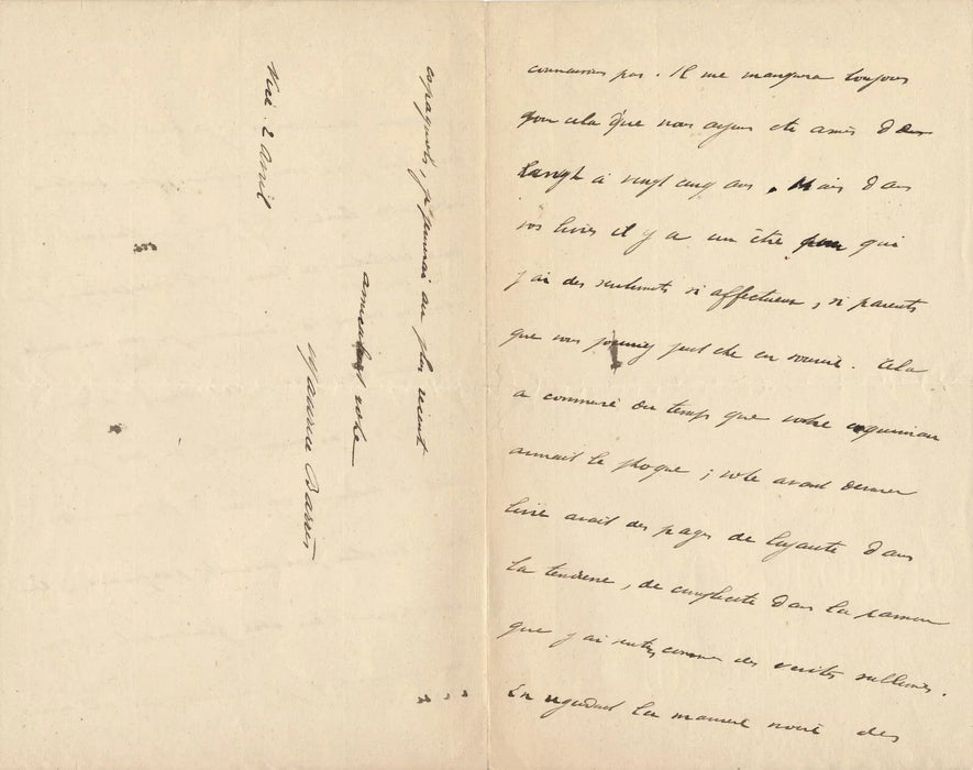 Maurice Barrès 6 lettres autographes 1 lettre signée Allemagne poste La Ramée