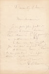 Auguste CHAUVEAU 2 lettres autographe signées monument docteur Ollier