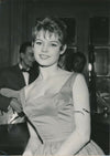 Brigitte Bardot photo argentique époque presse 1958 fiancailles Sachat Distel