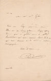 Antony BÉRAUD au graveur Antoine Gelée loge Théâtre Ambigu lettre autographe