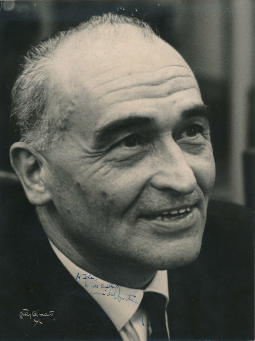 Michel BOUTRON 23 lettres autographe signées son travail Savoie photo signée