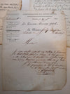 M. Joly entreposeur de tabacs, 1813, département Mont-Blanc documents époque
