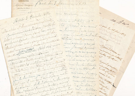 Mgr Pierre Bigandet missions étrangèers Birmanie ensemble lettres