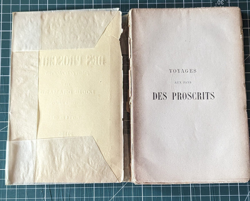 Anarchisme Louis DRAMARD Voyages aux pays des proscrits 2e édition