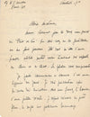 Cinéma Roger Dallier manuscrit signé 15 pages sur les chats Colette non réalisé