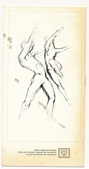 danse catalogue Premier festival d’art total 1967 Ginette Bastien Boucharé