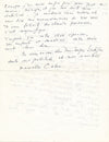 Marcelle CAHN évoque son ami Jean Gorin Lettre autographe signée 1969