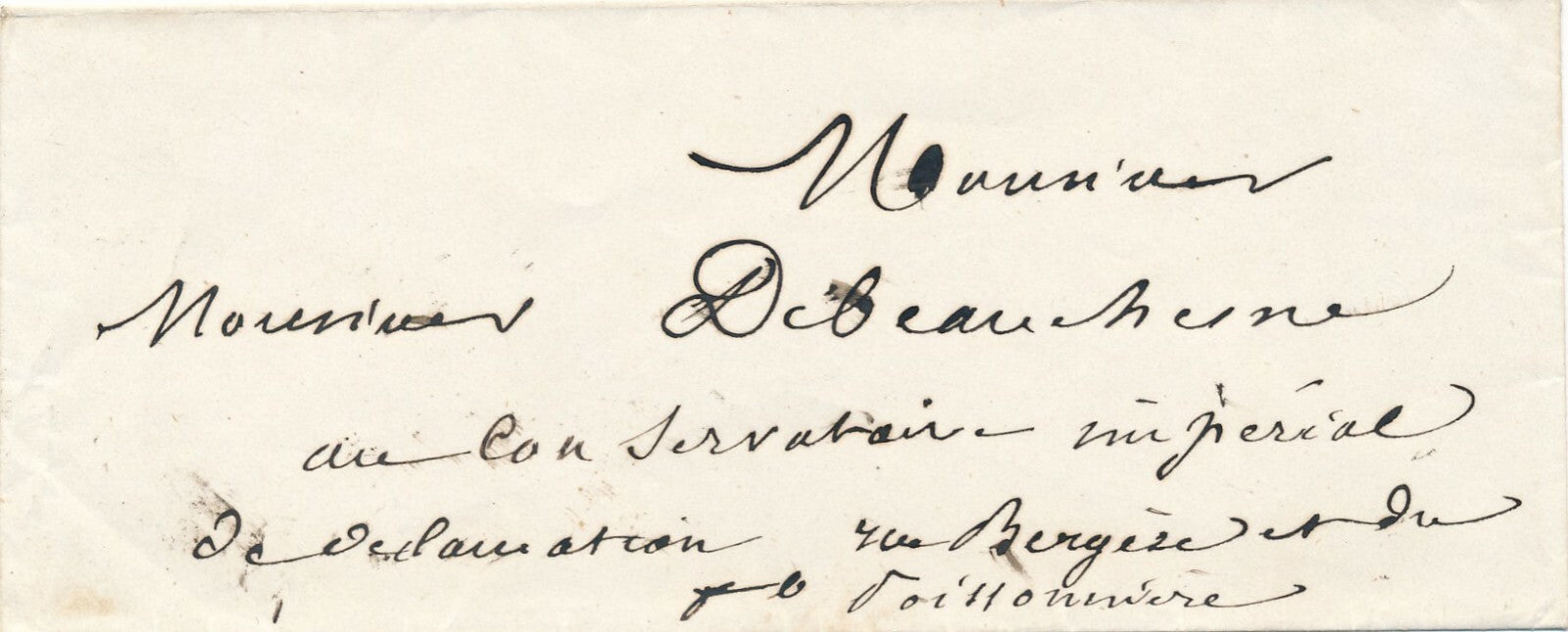J.B. François PROVOST 2 lettres A. de Beauchesne Et certificats naissance fils