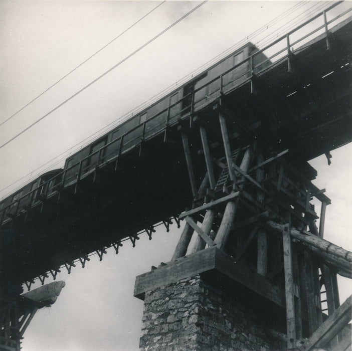 Reconstruction pont bois chemin de fer Pierre JAHAN 2 photo photographies