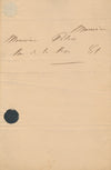 Achille COMTE 2 lettres autographes à Charles Pitois éditeur ouvrage d’Orbigny