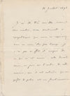 Henri LOZÉ lettre autographe signée préfet police démission serviteur Etat
