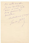 lot Émile Fabre 5 lettres 1 photo autographe Hommage Comédie Française comédiens