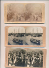 Japon 6 cartes stéréoscopiques photo photographie stereo stéréo