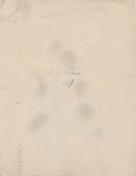 Charles de LINAS (1812-1887) archéologue photo photographie papier salé