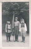 Guerre commémoration alliée enfants photo argentique d'époque X 3 v. 1945