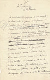 Charles Saunier critique d’art La Typographie et les femmes manuscrit signé