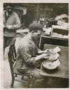 Monnaie Production pièce 100 francs or 1935 4 photos photographie