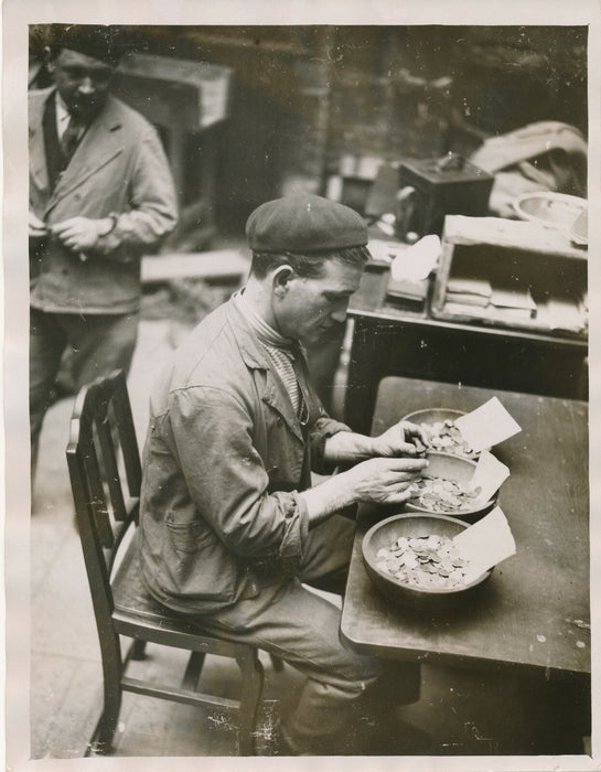 Monnaie Production pièce 100 francs or 1935 4 photos photographie