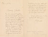 Alcide Robaudi peintre 2 lettres autographes signées femme de 30 ans