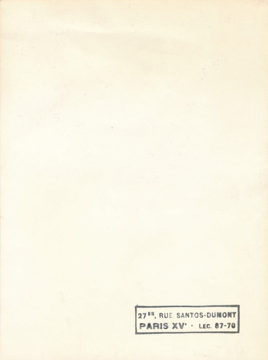 Robert MALLET par Roger PARRY photographie signée dédicacée époque argentique 58