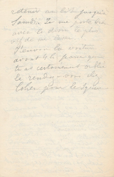 Marchal de Calvi lettre autographe signée ordonnance leçon réponse autographe