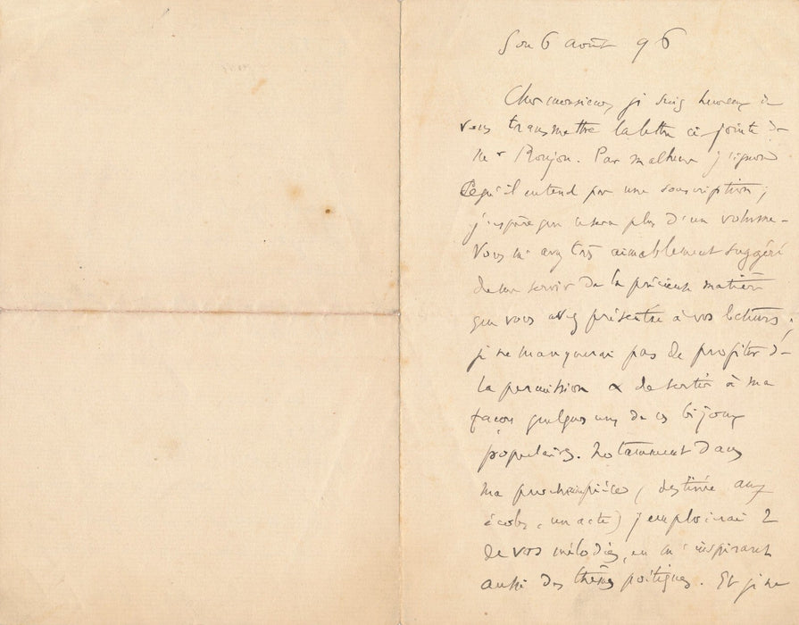 Maurice BOUCHOR 11 lettres autographes signées lot écrivain Petit Théâtre
