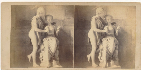Stéréo Stéréographie musée Louvre Cortot Daphnis et Chloé photo photographie