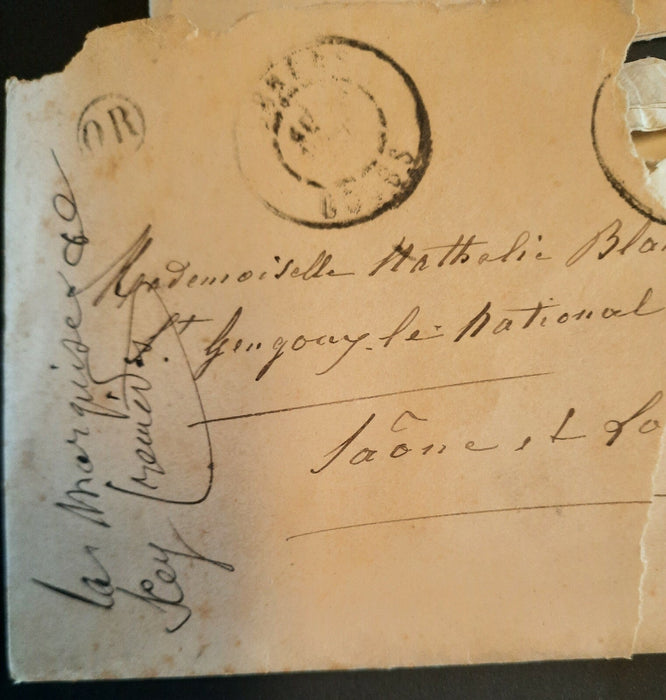 plus de 40 lettres autographes signées à Nathalie BLANCHET écrivaine religion