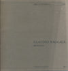 peintre italien Claudio BACCALÀ catalogue signé ET lettre autographe ET note