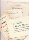 6 documents Charles MAURRAS Henri MASSIS Deux Justices Votre bel aujourd'hui...