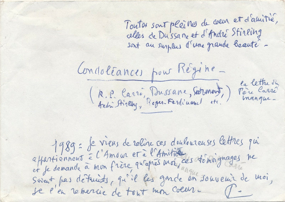 Décès actrice Régine Le Quéré condoléances PAUL-COURANT 13 lettres ou carte