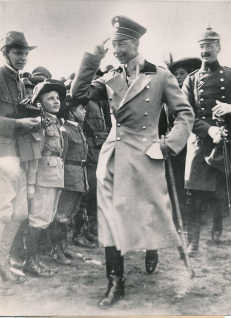 Guillaumen de Hohenzollerne photo photographie presse légende  Kronprinz 