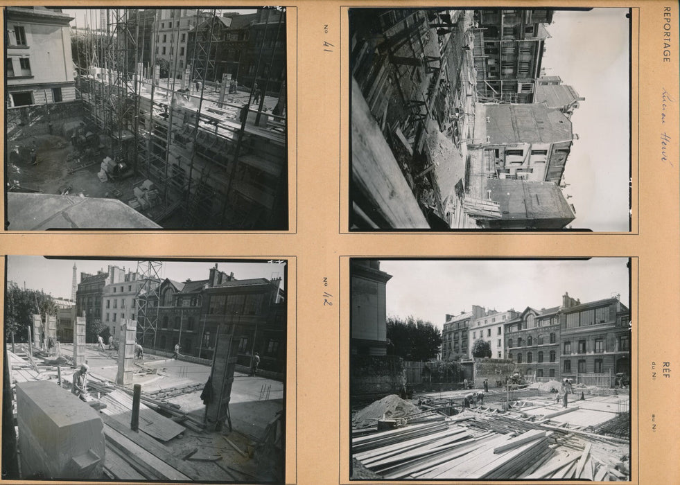 Lucien Hervé 44 épreuves argentiques époque reportage architecture béton Paris