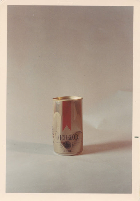 Canette bière Michelob  Snapshot signé photo photographie nature morte